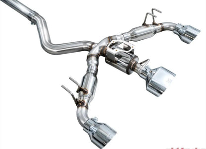 AWE Tuning Track Edition Exhaust | Chrome Silver Tips Toyota GR Corolla 2023-2025