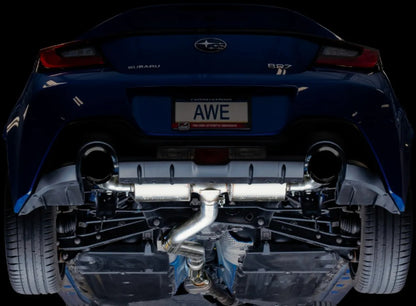 AWE Tuning Touring Edition Exhaust | 3" Diameter | 5" Dual Diamond Black Tips Subaru BRZ|Toyota 86|GR86|Scion FR-S 2013-2020
