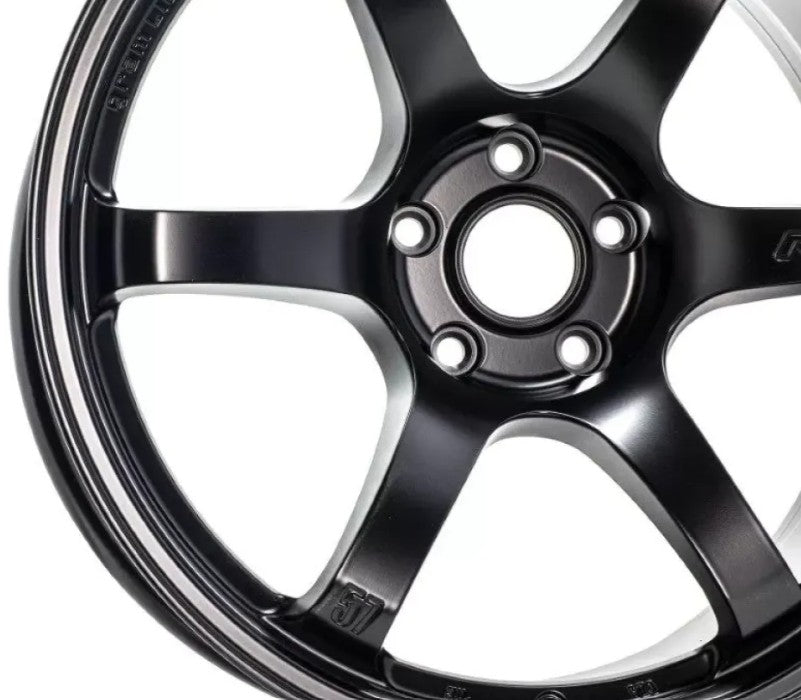 GramLights 57DR Wheel Set of 4 Subaru BRZ | Toyota GT-86 | Scion FR-S 18x9.5 5x100 38mm Semigloss Black