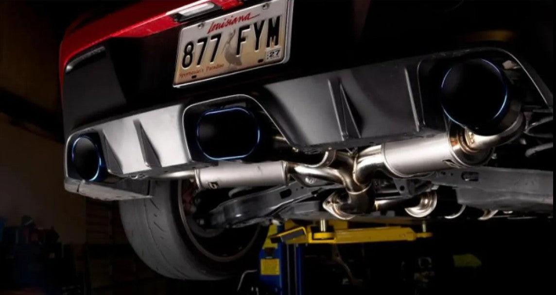 DC Sports Burnt Gradiant Triple Exit Exhaust Toyota GR Corolla 2023+