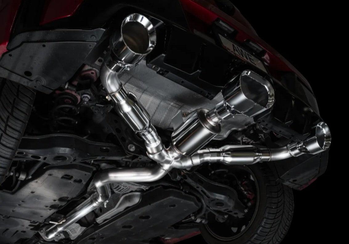 AWE Tuning Track Edition Exhaust | Chrome Silver Tips Toyota GR Corolla 2023-2025