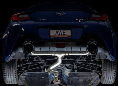 AWE Tuning Track Edition Exhaust | 3" Diameter | 5" Dual Diamond Black Tips Subaru BRZ|Toyota 86|GR86|Scion FR-S 2013-2015