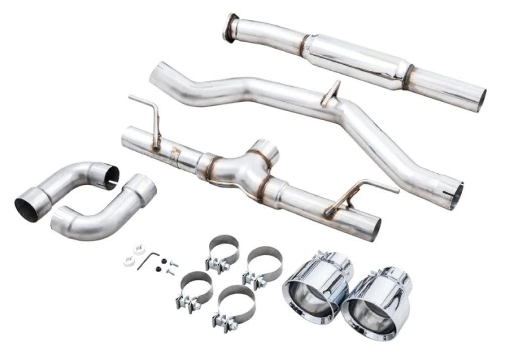 AWE Tuning Track Edition Exhaust | 3" Diameter | 5" Dual Chrome Silver Tips Subaru BRZ|Toyota 86|GR86|Scion FR-S 2013-2015