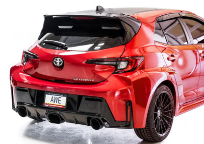 AWE Tuning Track Edition Exhaust | Diamond Black Tips Toyota GR Corolla 2023-2025