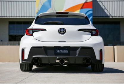 Remark Catback Exhaust w/ Elite Spec Burnt Ti Center Cover Toyota GR Corolla GZEA14 2023+