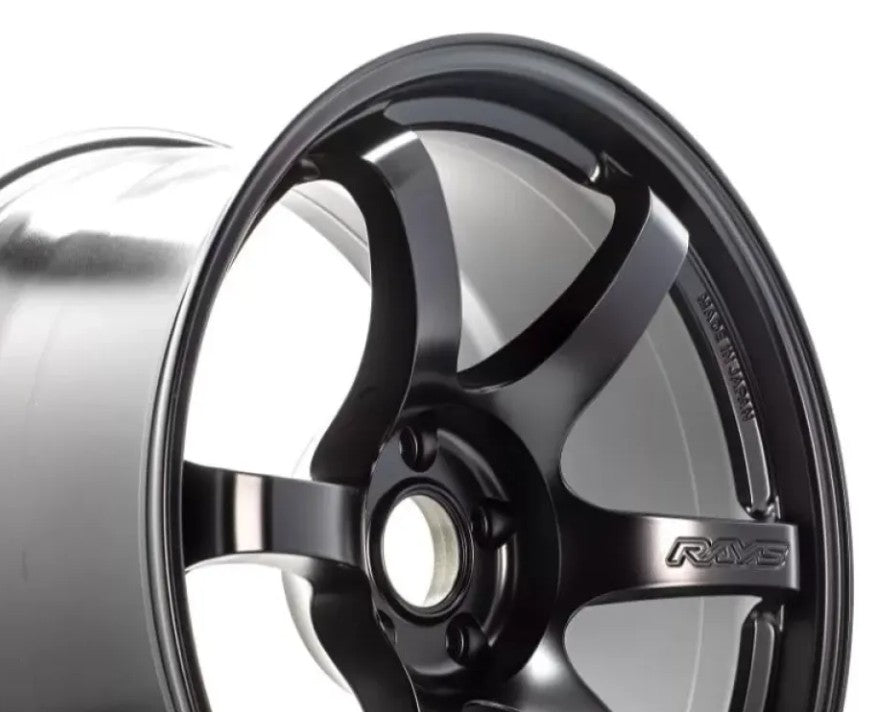 GramLights 57DR Wheel Set of 4 Subaru BRZ | Toyota GT-86 | Scion FR-S 18x9.5 5x100 38mm Semigloss Black