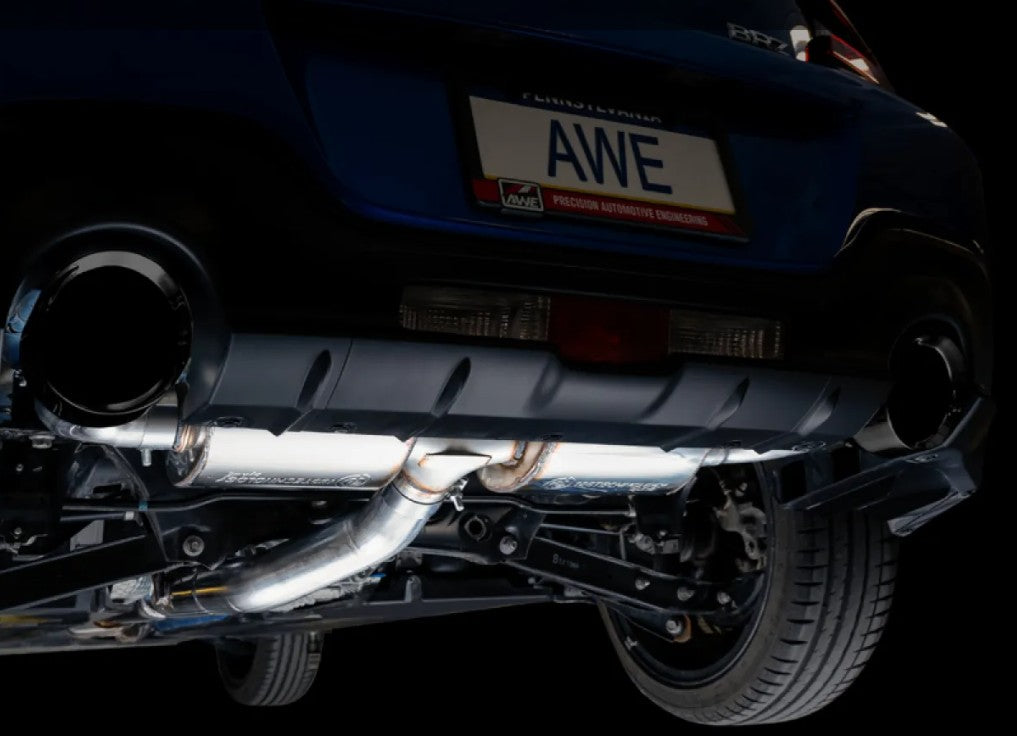 AWE Tuning Touring Edition Exhaust | 3" Diameter | 5" Dual Diamond Black Tips Subaru BRZ|Toyota 86|GR86|Scion FR-S 2013-2020