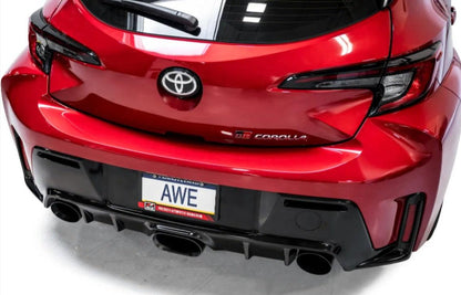 AWE Tuning Track Edition Exhaust | Diamond Black Tips Toyota GR Corolla 2023-2025