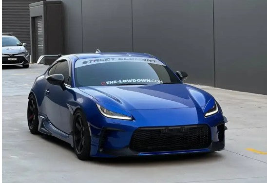 CraftC Performance GR86 TRD V1 Style Body Kit(Front Diffuser+Side Skirts)