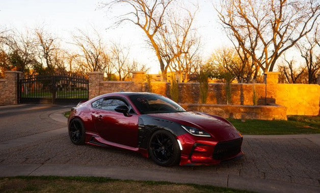 CraftC Performance GR86 TRD V1 Style Body Kit(Front Diffuser+Side Skirts)
