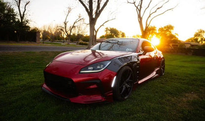 CraftC Performance GR86 TRD V1 Style Body Kit(Front Diffuser+Side Skirts)