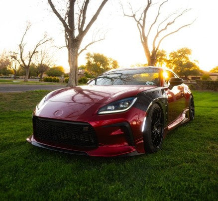 CraftC Performance GR86 TRD V1 Style Body Kit(Front Diffuser+Side Skirts)