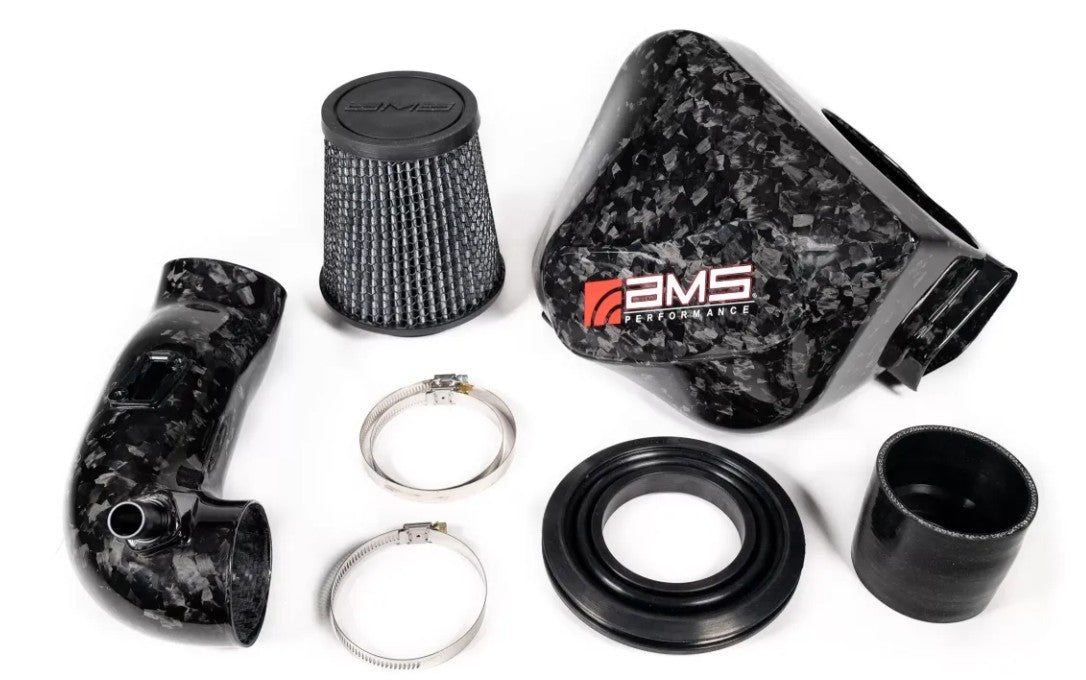 AMS Performance Chopped Carbon Fiber Air Intake Toyota Supra A90 2020-2024