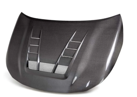 Seibon TV-Style Double-Sided Carbon Fiber Hood Toyota GR Corolla 2023-2025.