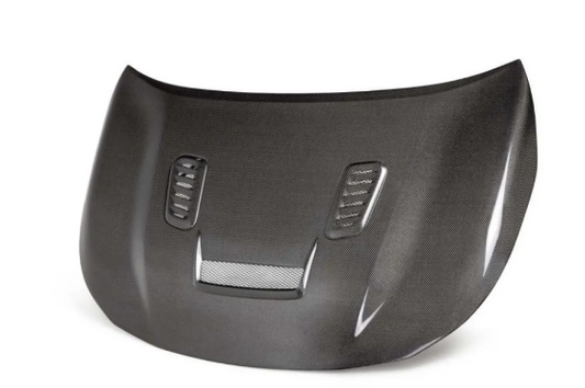 Seibon VS-Style Double-Sided Carbon Fiber Hood Toyota GR Corolla 2023-2025.