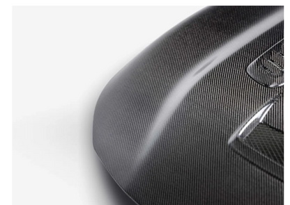 Seibon VS-Style Double-Sided Carbon Fiber Hood Toyota GR Corolla 2023-2025.