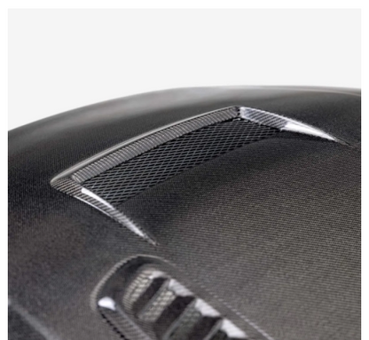 Seibon VS-Style Double-Sided Carbon Fiber Hood Toyota GR Corolla 2023-2025.