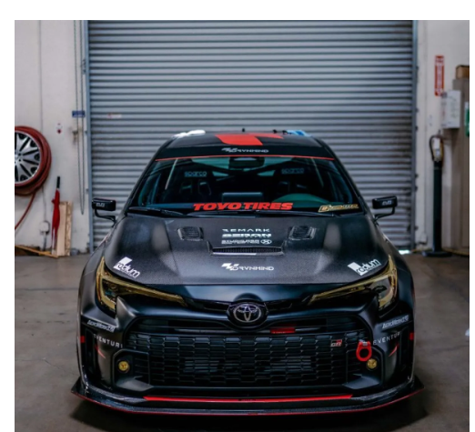 Seibon VS-Style Double-Sided Carbon Fiber Hood Toyota GR Corolla 2023-2025.