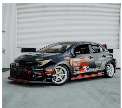 Seibon VS-Style Double-Sided Carbon Fiber Hood Toyota GR Corolla 2023-2025.