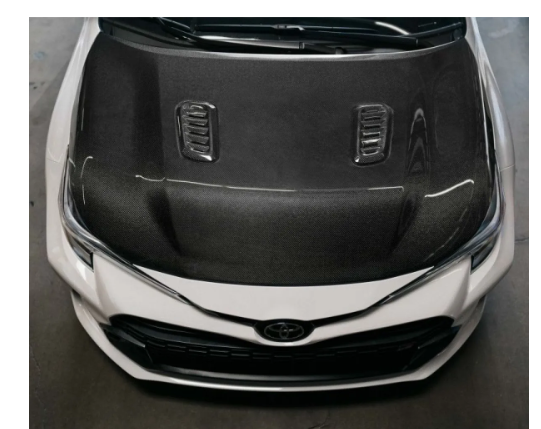 Seibon OEM-Style Double-Sided Carbon Fiber Hood Toyota GR Corolla 2023-2025.