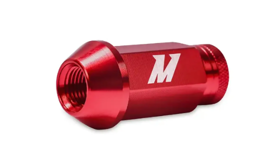 Mishimoto M12x1.5 Red Aluminum Locking Lug Nuts Set