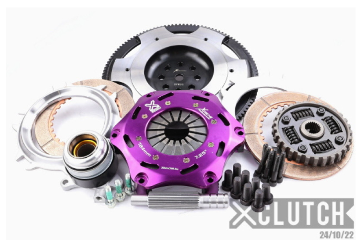 XClutch Clutch Kit with Chromoly Flywheel & HRB for Toyota GR Corolla/Yaris 7.25" Twin Sprung Ceramic Discs