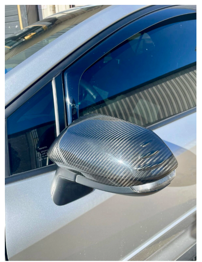 CraftC Performance 2019- Corolla hatchback & GR Corolla Carbon Fiber Mirror Cover(Glossy Black)