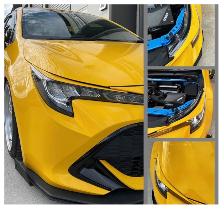 CraftC Performance Corolla E210 2019+ & GR Corolla JDM Gloss Black Eyelids