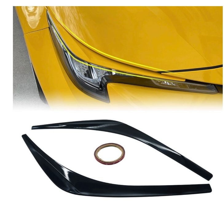 CraftC Performance Corolla E210 2019+ & GR Corolla JDM Gloss Black Eyelids