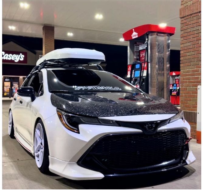 CraftC Performance GR Corolla & Corolla Hatchback & Sedan Carbon Fiber Hood – Lightweight Performance Upgrade