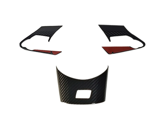CraftC Peformance GR Corolla Dry Carbon Fiber Steering Wheel 3 Pieces Overlay