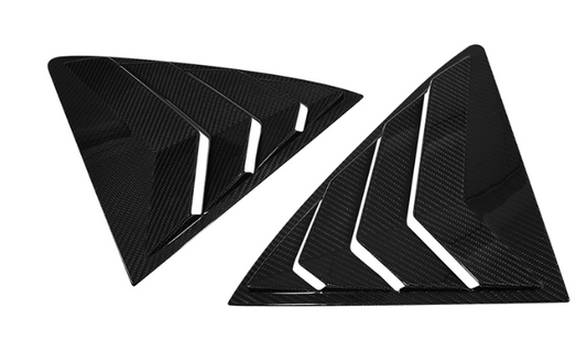 CraftC Performance 2019+ Corolla Hatchback/GR Corolla Carbon Fiber Rear Window Louver(LH+RH) 2 pieces