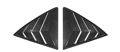 CraftC Performance 2019+ Corolla Hatchback/GR Corolla Carbon Fiber Rear Window Louver(LH+RH) 2 pieces