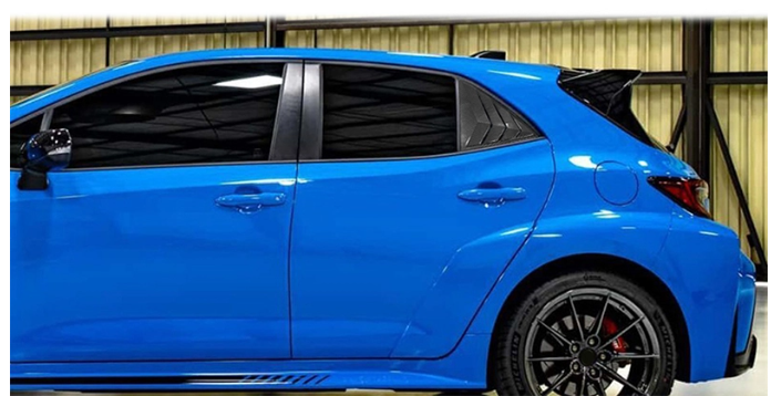 CraftC Performance 2019+ Corolla Hatchback/GR Corolla Carbon Fiber Rear Window Louver(LH+RH) 2 pieces