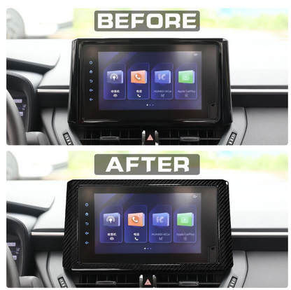 CraftC Performance Corolla Hatchback 2023+/GR Corolla Carbon Fiber Monitor Trim