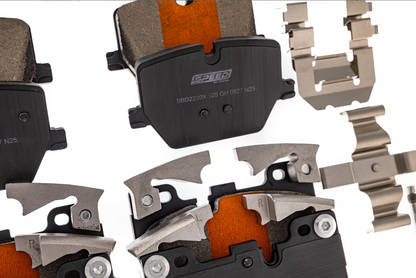 Speed By Design Ceramic Brake Pads For 3.0L Toyota Supra/BMW Z4 Iron Rotors