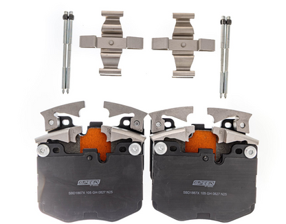 Speed By Design Ceramic Brake Pads For 3.0L Toyota Supra/BMW Z4 Iron Rotors
