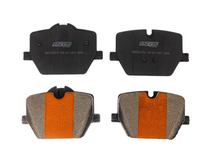 Speed By Design Ceramic Brake Pads For 3.0L Toyota Supra/BMW Z4 Iron Rotors