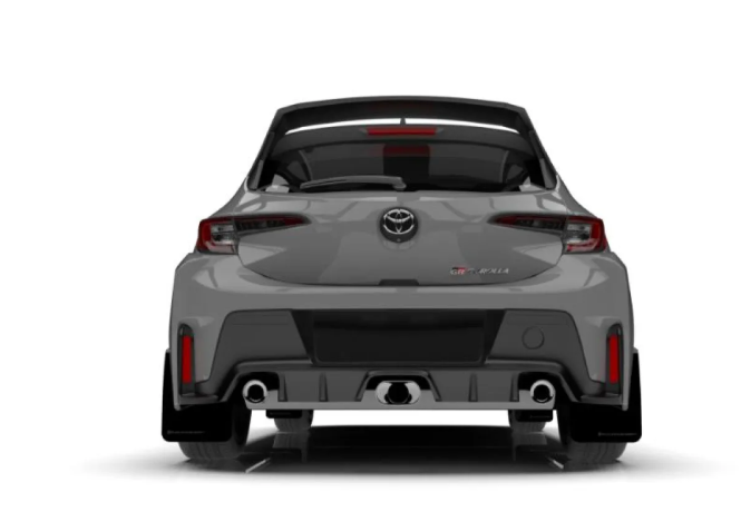 Rally Armor Black UR Mud Flap w/ Dark Grey Logo Toyota GR Corolla 2023+