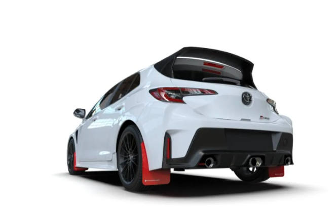 Rally Armor Red UR Mud Flap w/ White Logo Toyota GR Corolla 2023+