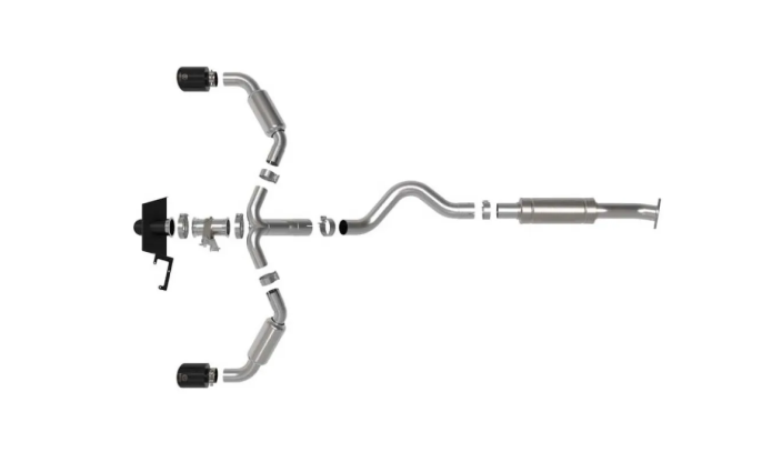 aFe POWER Gemini XV Stainless Steel Catback Exhaust System for 2023-2024 Toyota GR Corolla L3 1.6L