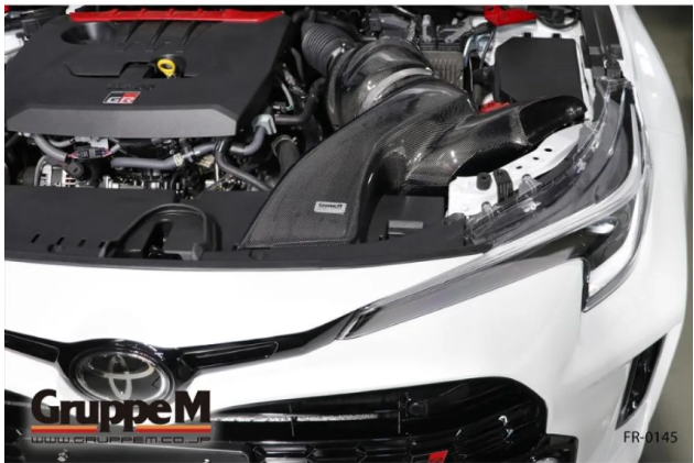 Gruppe M Ram Air System Carbon Duct Intake Kit Toyota GR Corolla 1.6 Turbo R.H.D. Only 2023+