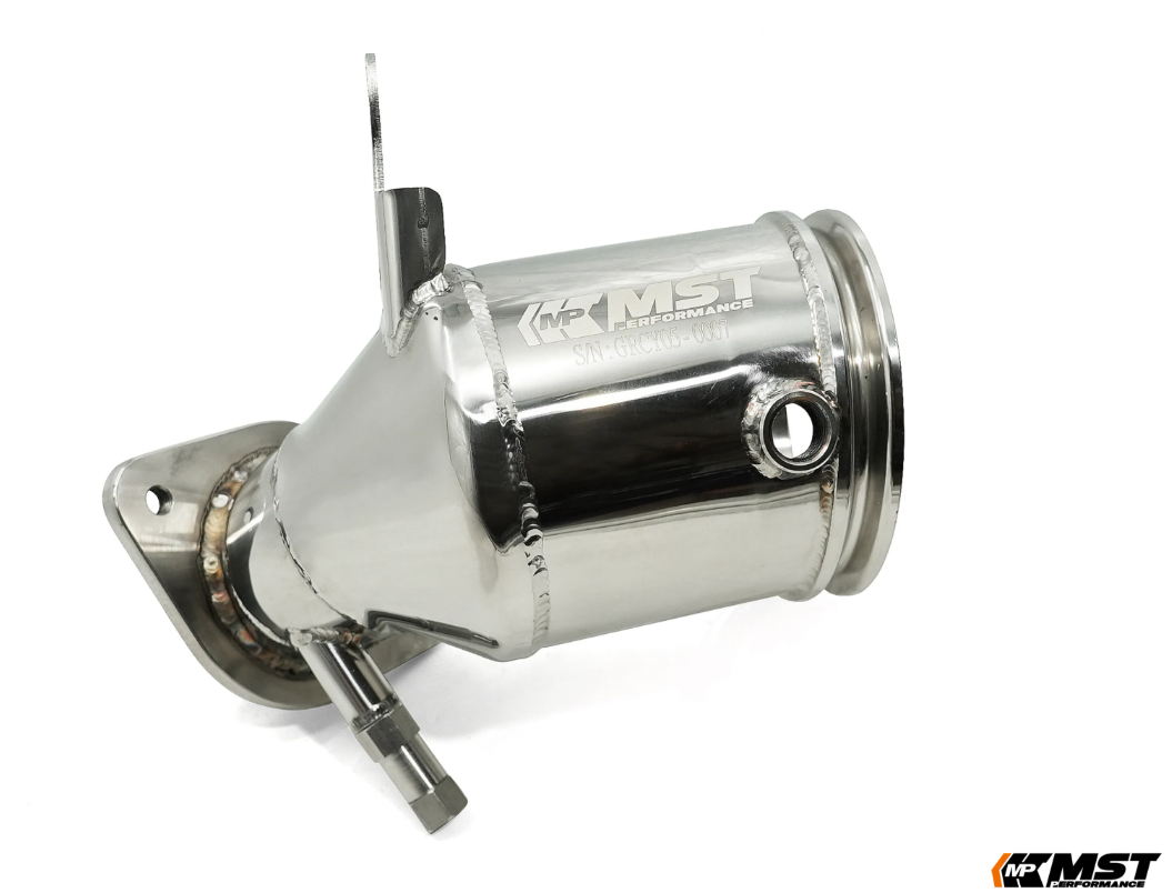 MST 5" Catted Downpipe For 2025+ Toyota GR Corolla 1.6/ Toyota GR Yaris 1.6 Gen2 6MT(OPF/GPF) (TY-GRCY05DP) - MT ONLY